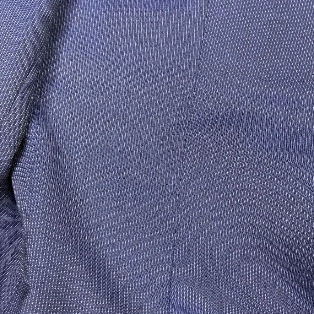 Ralph Lauren Black Label Pinstripe Wool Blazer Men's 42R Navy Blue Made In Italy